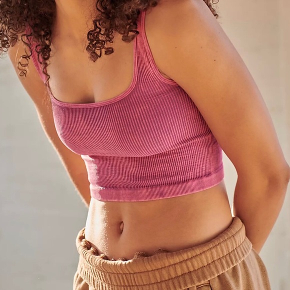 Free People Tops - Free People Movement Happiness Runs Square Neck Crop Tank